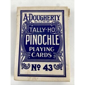 A Dougherty Tally-Ho Pinochle Playing Cards No. 43 -